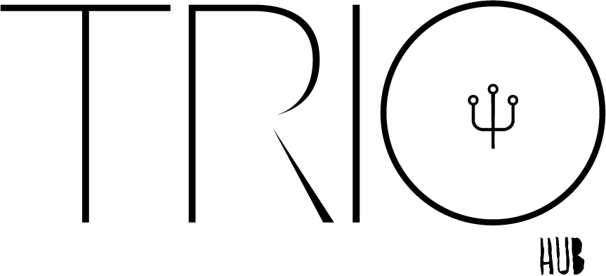 Logo da Trio Hub - Vídeos com IA para empresas